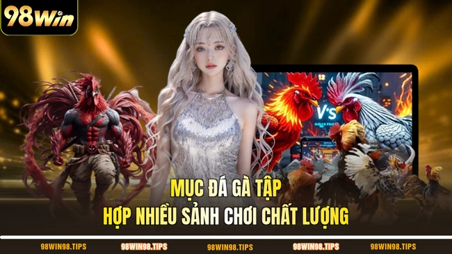 Mục đá gà tập hợp nhiều sảnh chơi chất lượng