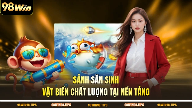 Sảnh săn sinh vật biển chất lượng tại nền tảng